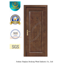 Chinesische Design MDF Tür für Interieur mit brauner Farbe (xcl-011)